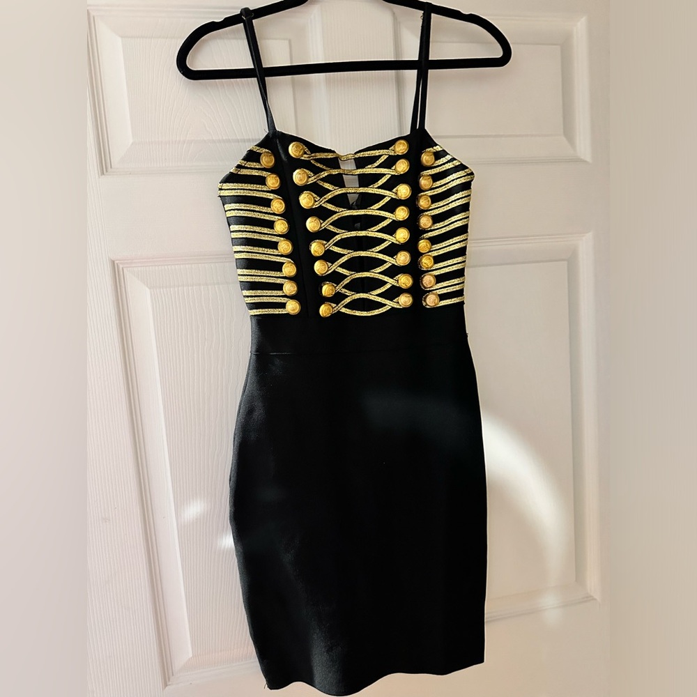 Bandage black dress